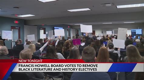 Francis Howell School Board votes to remove Black literature, history electives